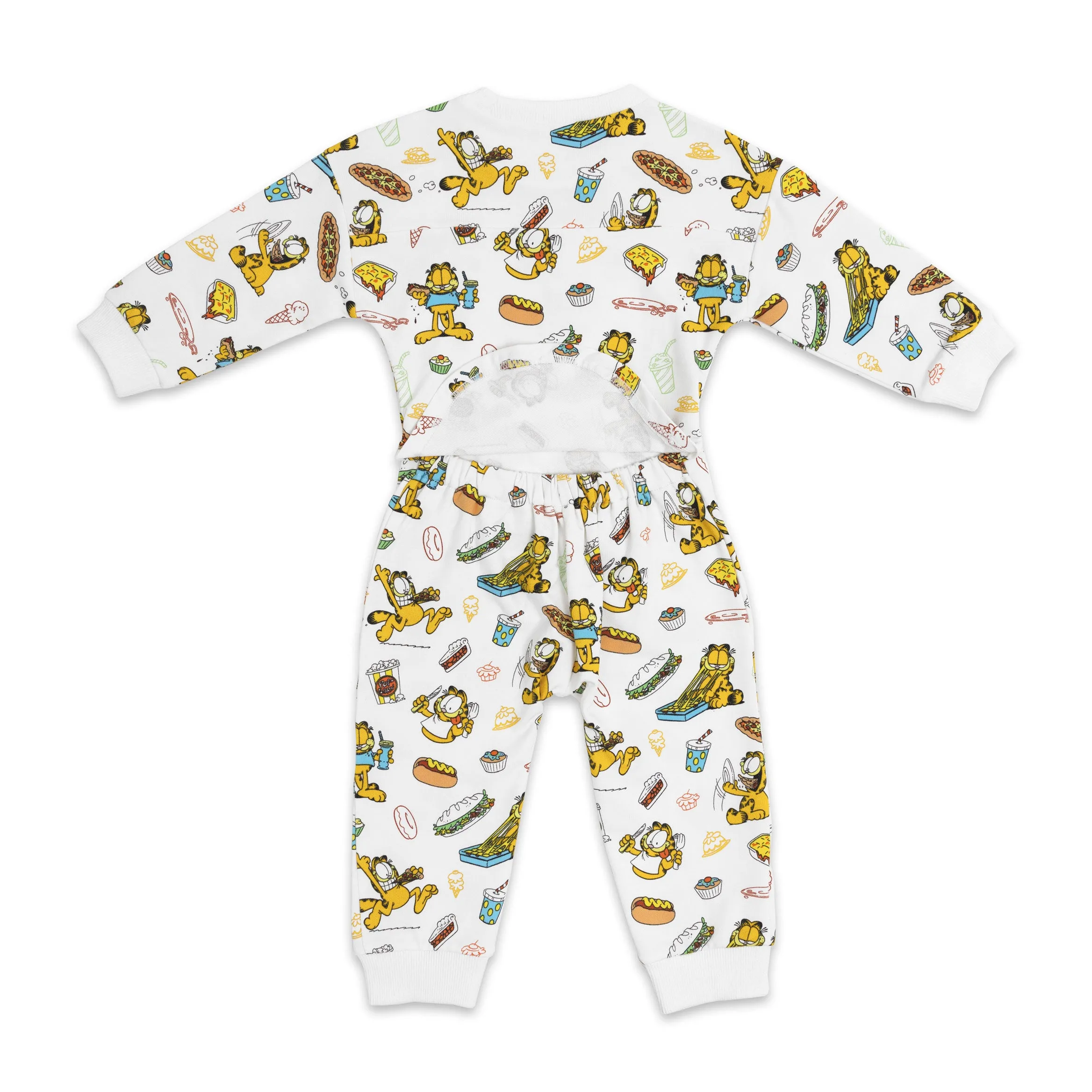 ---Garfield: Snack Attack Bamboo Terry Daywear Romper--