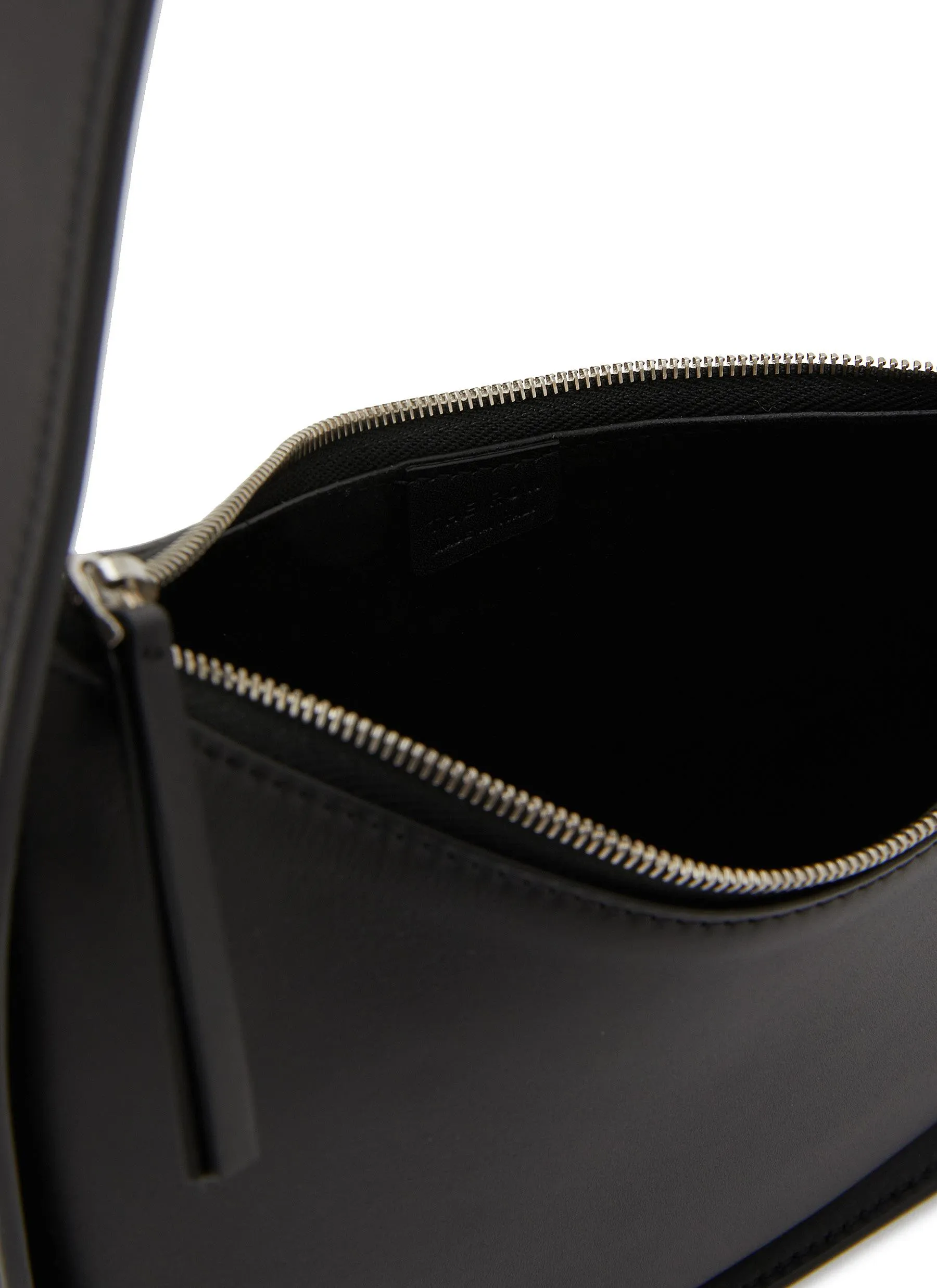 -----------THE ROW  ---- ------------BLACK ----Half Moon Leather Hand Bag --