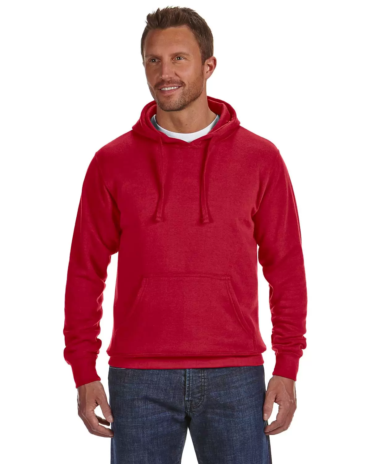 8620 J. America - Cloud Fleece Hooded Pullover Sweatshirt SKU: 8620