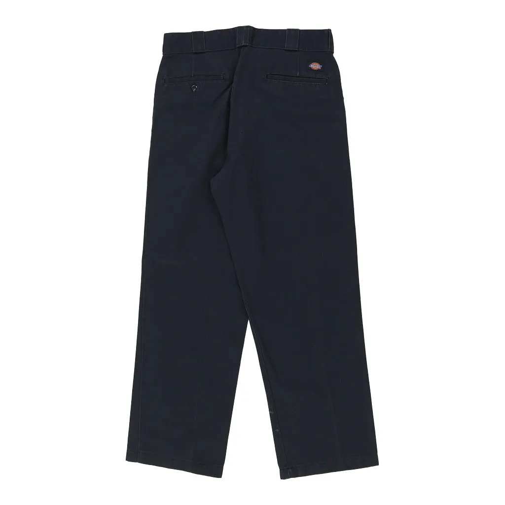 874 Dickies Trousers - 32W 29L Navy Cotton Blend