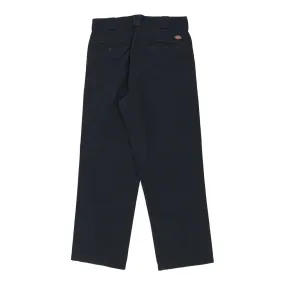 874 Dickies Trousers - 32W 29L Navy Cotton Blend