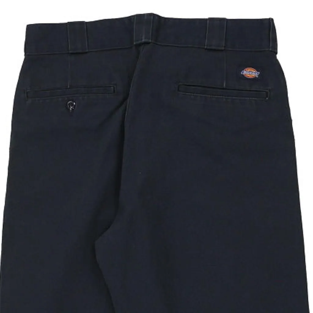 874 Dickies Trousers - 32W 29L Navy Cotton Blend