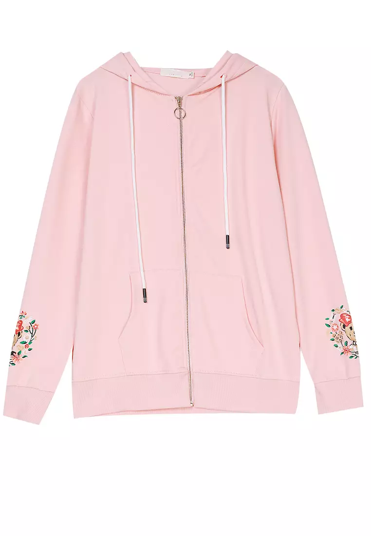 A-IN GIRLS Fresh Patterned Hooded Jacket