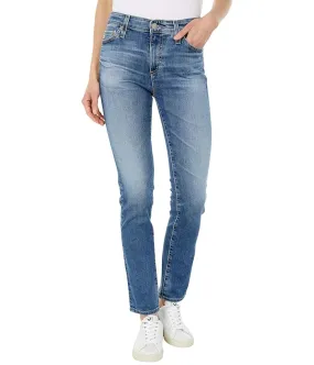 AG Jeans Mari High-Rise Slim Straight in 15 Years Shoreline