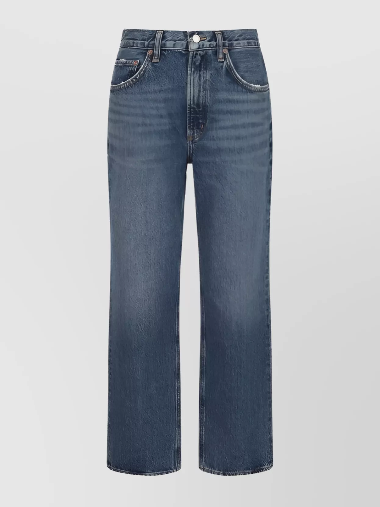 Agolde   Valen straight leg jeans with faded wash