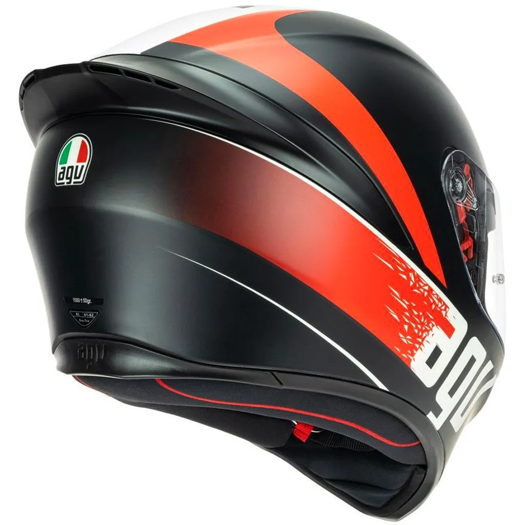 AGV - K-1 Grip Black/Red Helmet