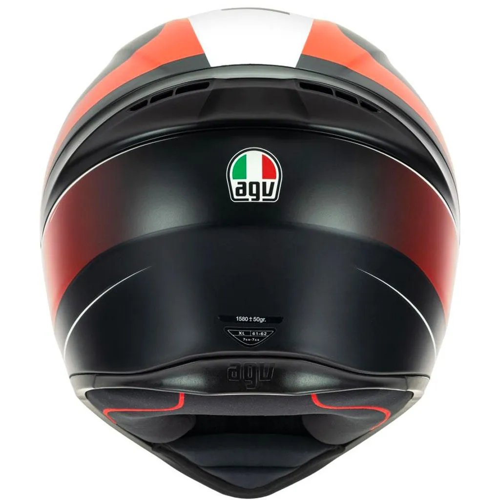 AGV - K-1 Grip Black/Red Helmet