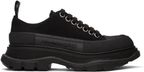 Alexander McQueen Black Tread Slick Sneakers