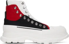 Alexander McQueen White Tread Slick Sneakers