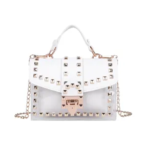 Ami Clear Handbag in White