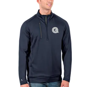 Antigua Georgetown Hoyas Navy Big & Tall Generation Quarter-Zip Pullover Jacket