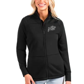 Antigua Navy Midshipmen Women's Black Links Full-Zip Golf Jacket