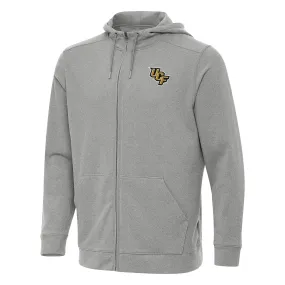 Antigua UCF Knights Heather Gray Effortless Full-Zip Hoodie Jacket