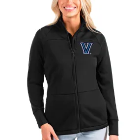 Antigua Villanova Wildcats Women's Black Links Full-Zip Golf Jacket