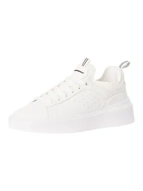 Antony Morato Part Mesh Trainers - White