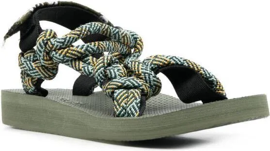 Arizona Love rope-detail open-toe sandals Green