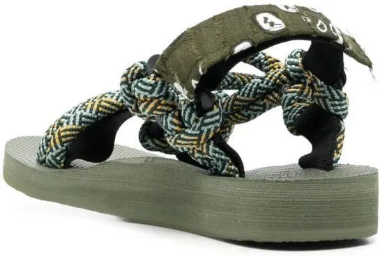 Arizona Love rope-detail open-toe sandals Green