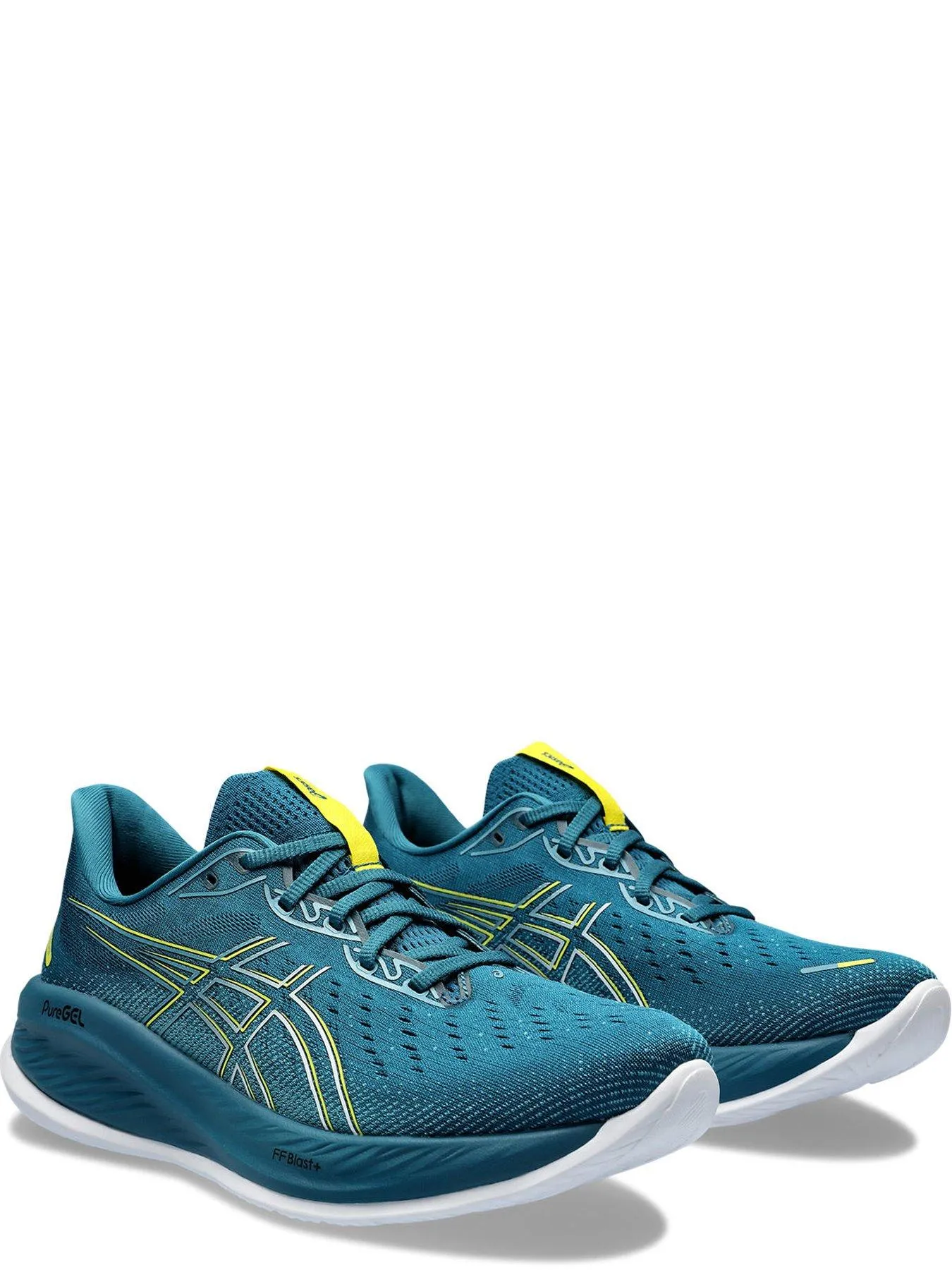 Asics Men's Gel-Cumulus 26 Running Trainers - Teal/Yellow