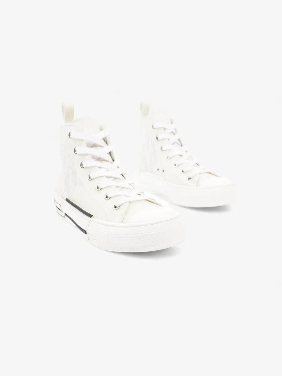 B23 High Top Sneakers White Canvas EU 37 UK 4