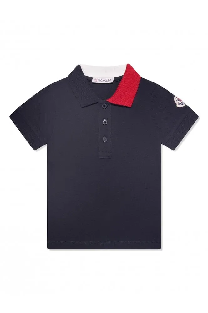 Baby RWB Collar Polo Shirt Black