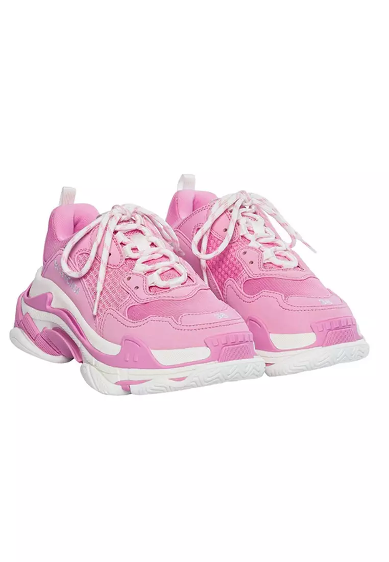 BALENCIAGA Balenciaga Triple S Logotype Women's Sneakers in Pink