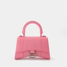 Balenciaga  Hourglass Xs Bag - Balenciaga -  Soft Pink - Leather