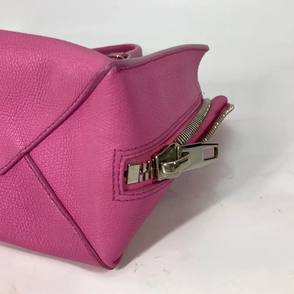 BALENCIAGA Shoulder Bag 399531 leather pink The Paper Mini 2way Women