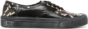 Bally snakeskin-effect leather sneakers Black