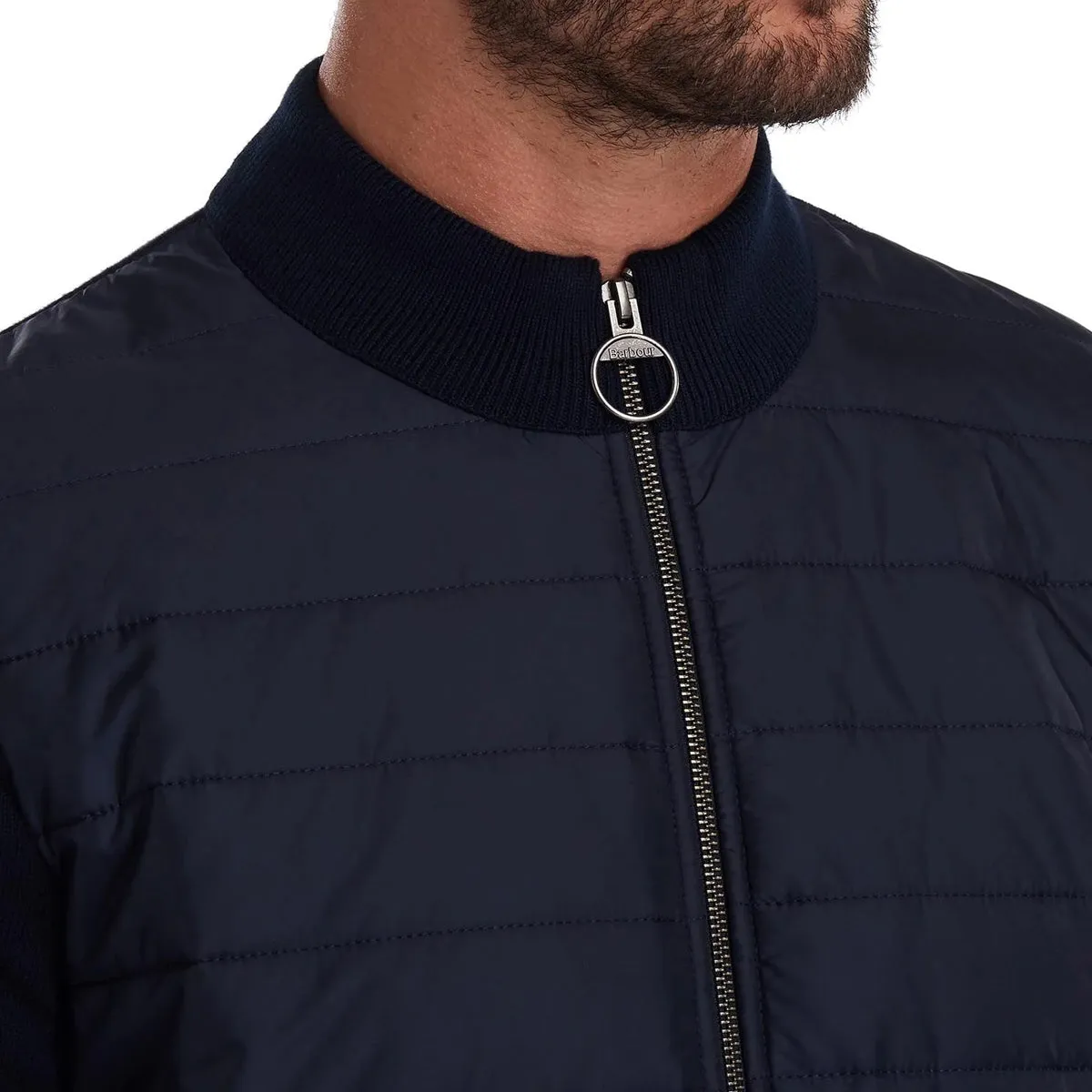 Barbour - Carn Baffle Zip Through Jacket in Navy