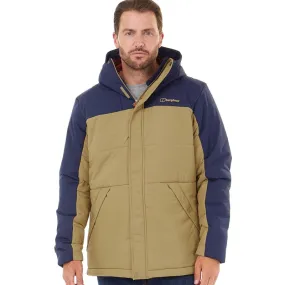 Berghaus Mens Pole 21 Hydroloft Insulated Hooded Jacket Natural/Dark Blue