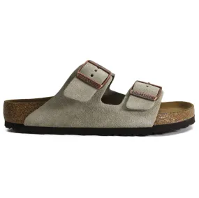 Birkenstock Arizona Soft Footbed 0951303 Suede Unisex Sandals - Beige