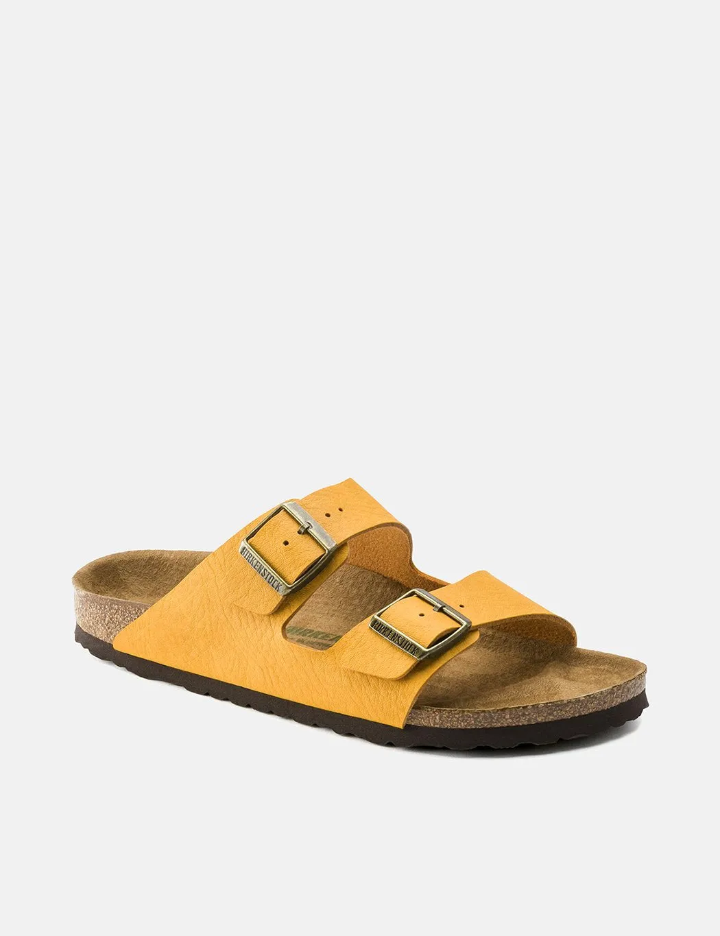 Birkenstock Arizona Vegan Sandals (Regular) - Saddle Matt Ochre