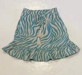 Blue Zebra Skirt