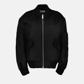 Bomber NY Gab Nylon Off-White