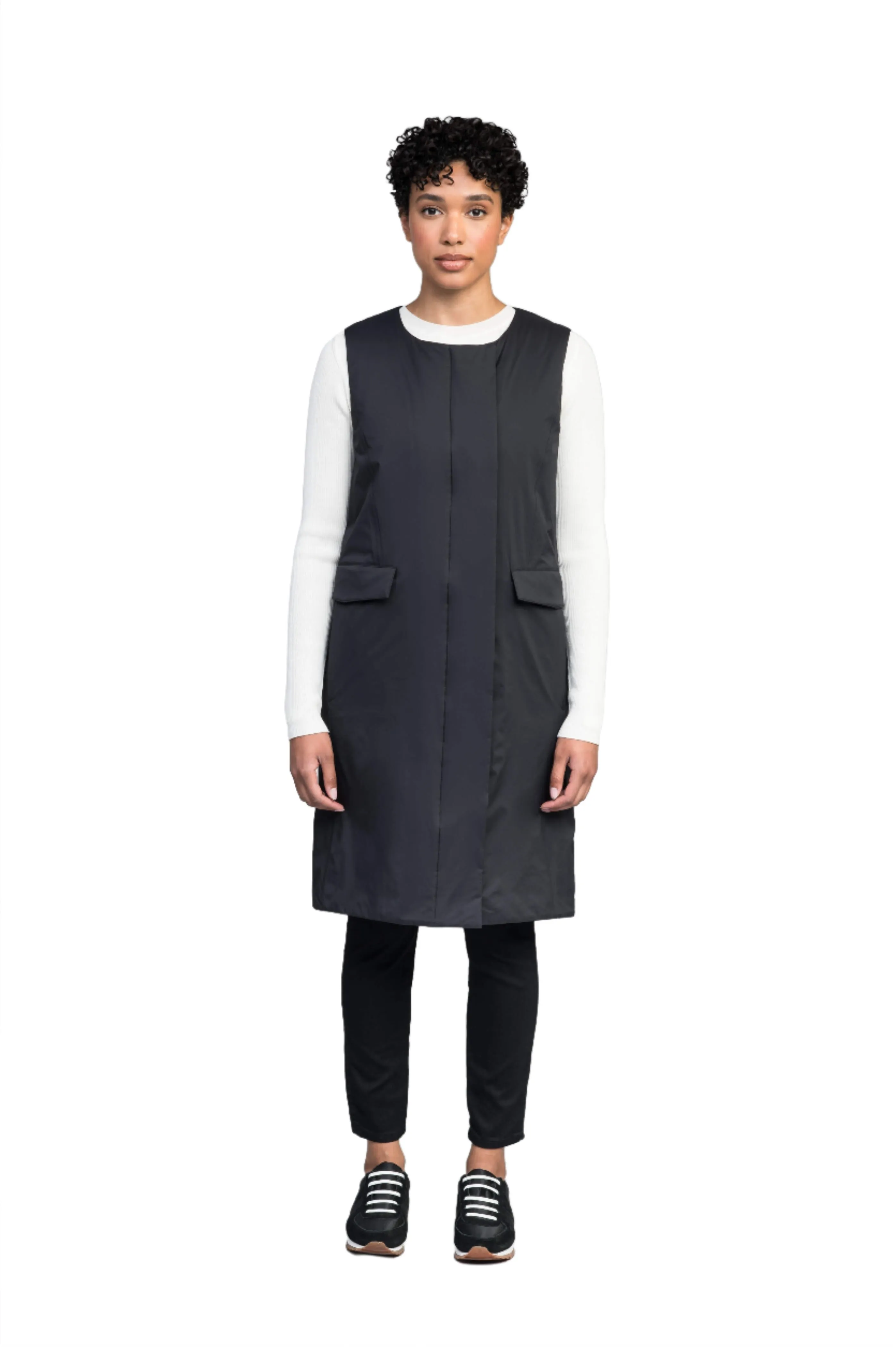 Brexton Women's Tailored Long Mid Layer Vest