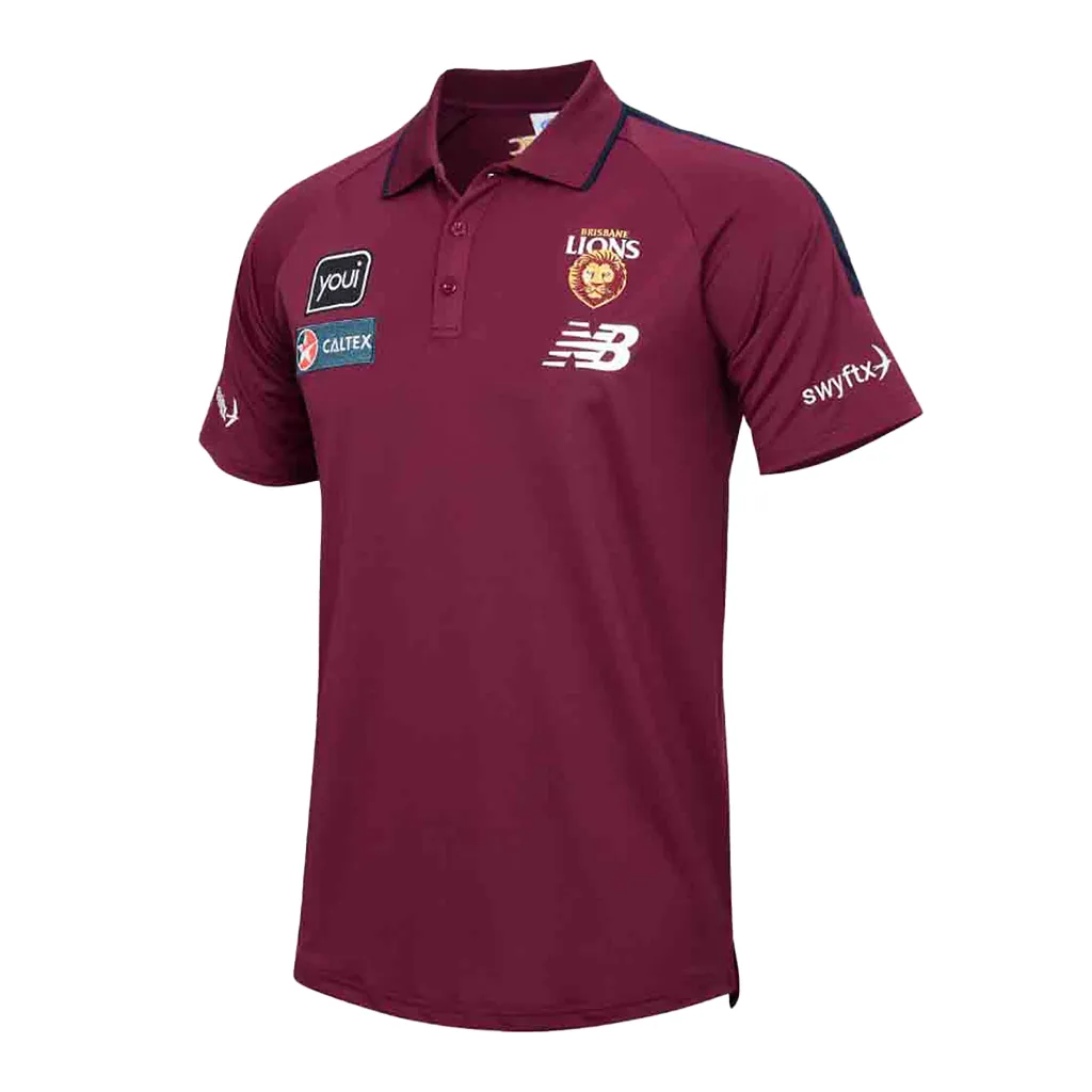 Brisbane Lions 2024 Media Polo Adult