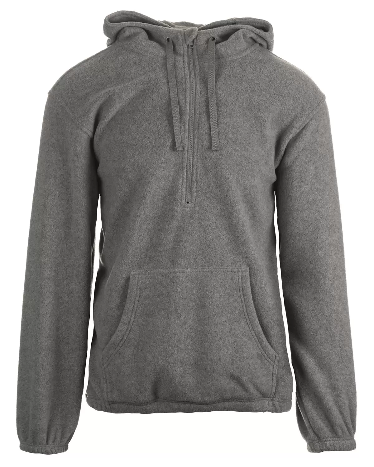 Burnside Clothing 3600 Polar Fleece Quarter-Zip Scuba Hooded Pullover SKU: 3600