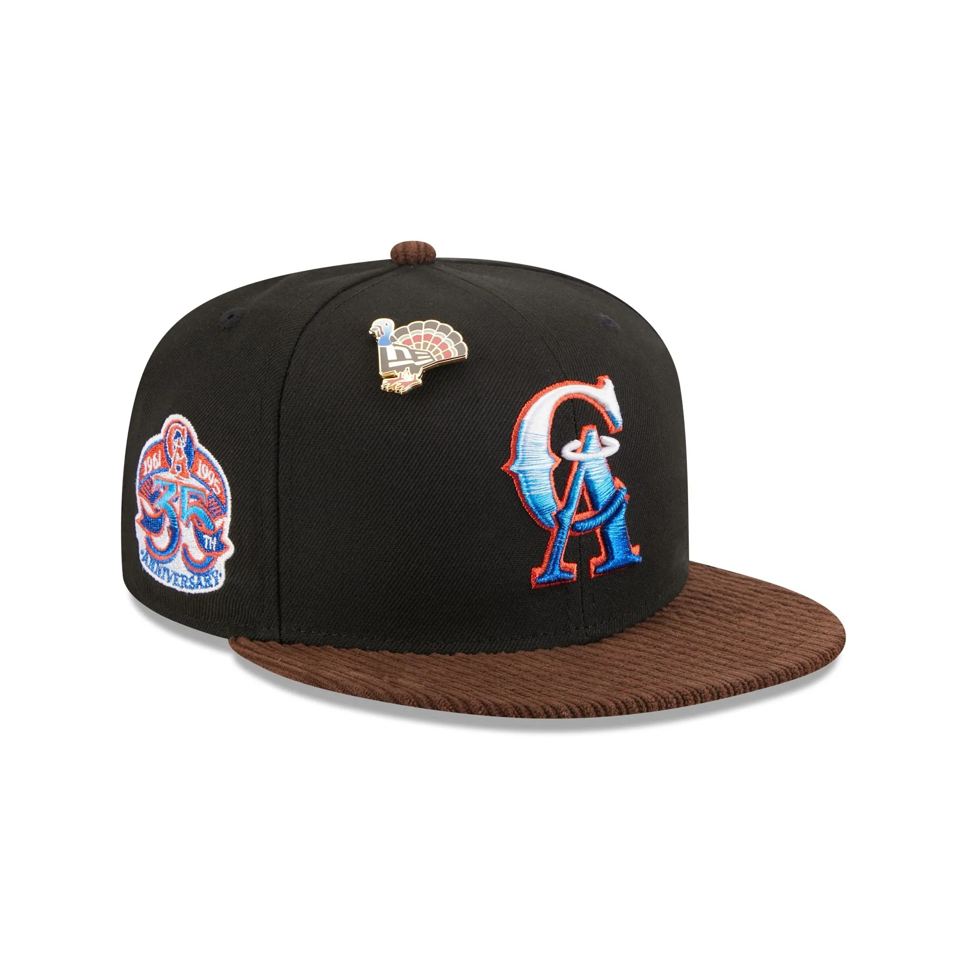 California Angels Feathered Cord 59FIFTY Fitted Hat