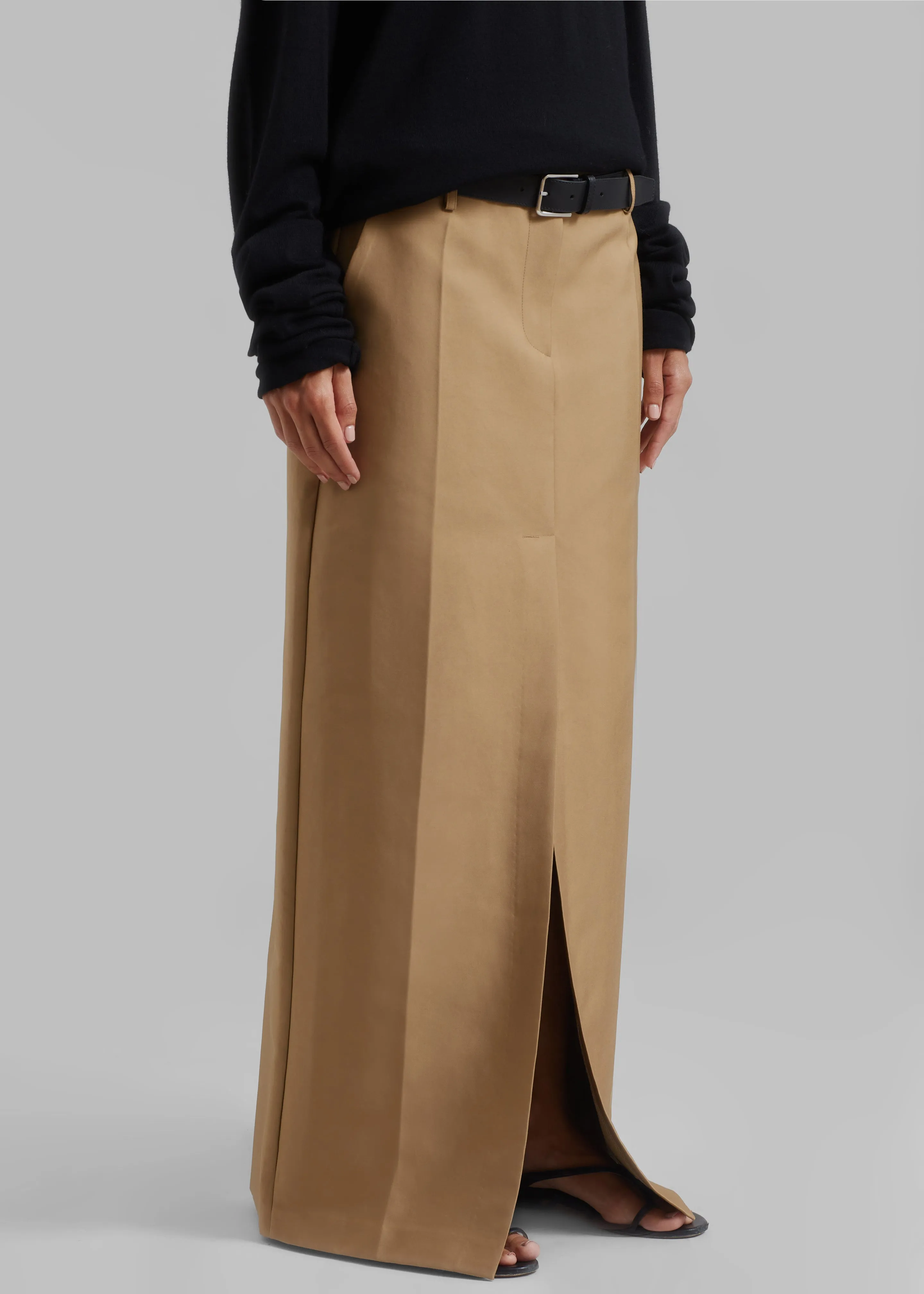 Carley Long Skirt - Camel