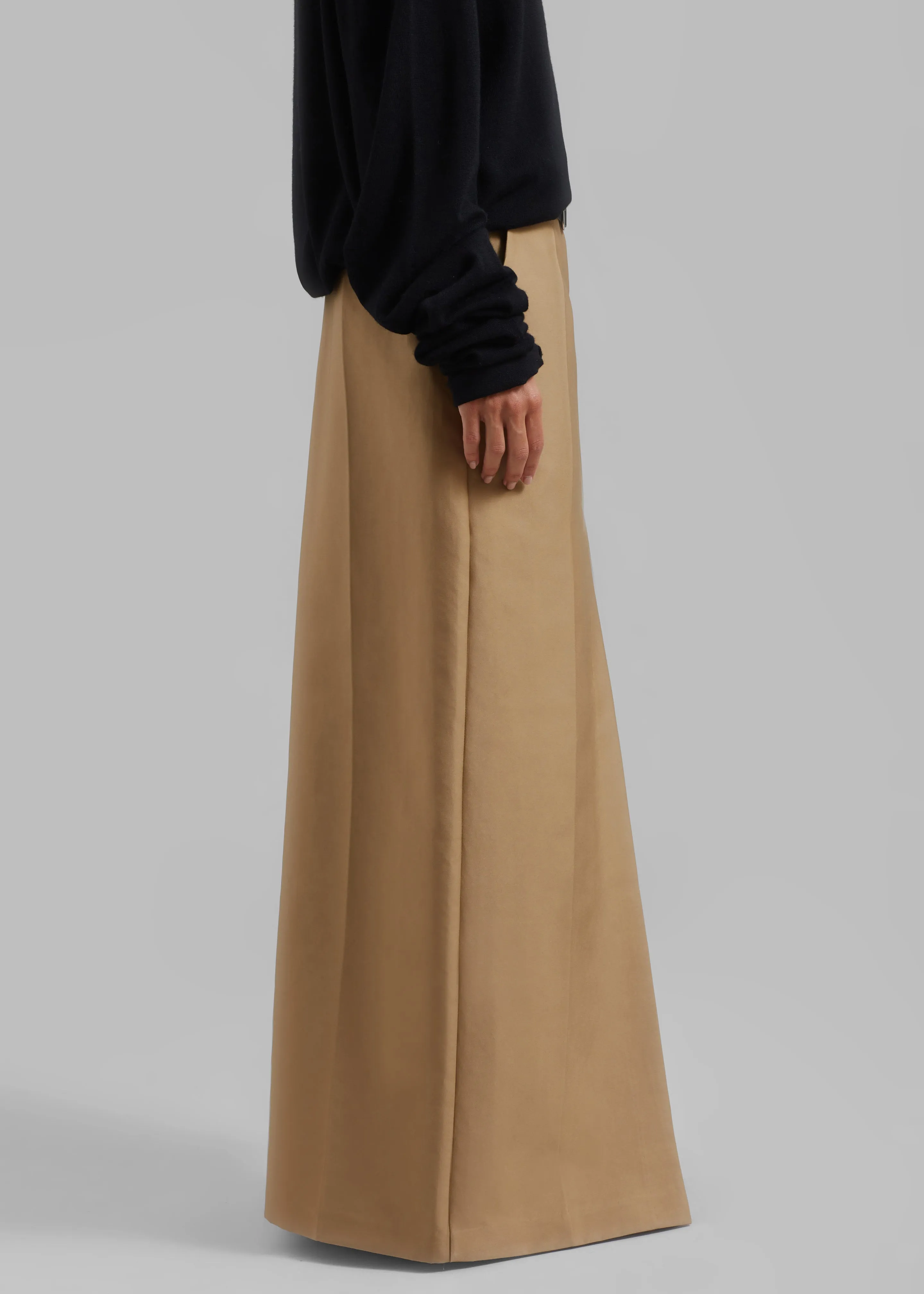 Carley Long Skirt - Camel