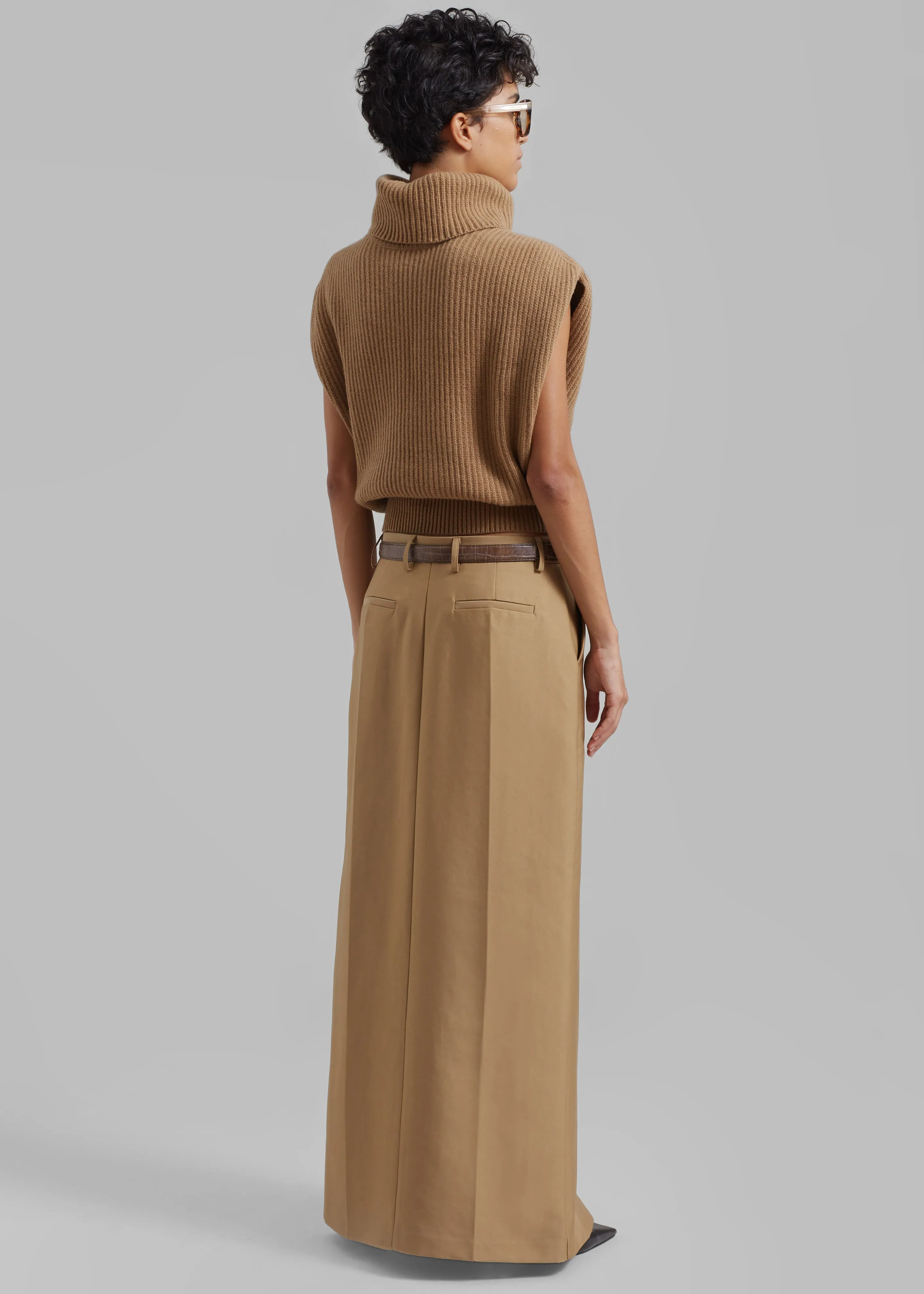 Carley Long Skirt - Camel