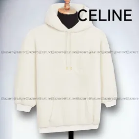 CELINE  |Oversized Triomphe hoodie in Fleece