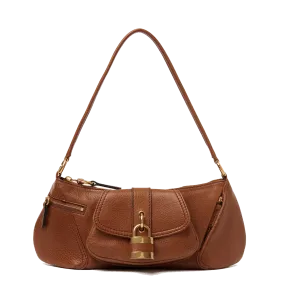 CHLOE  CHLOE 'THE 99' SHOULDER BAG CLAY BROWN