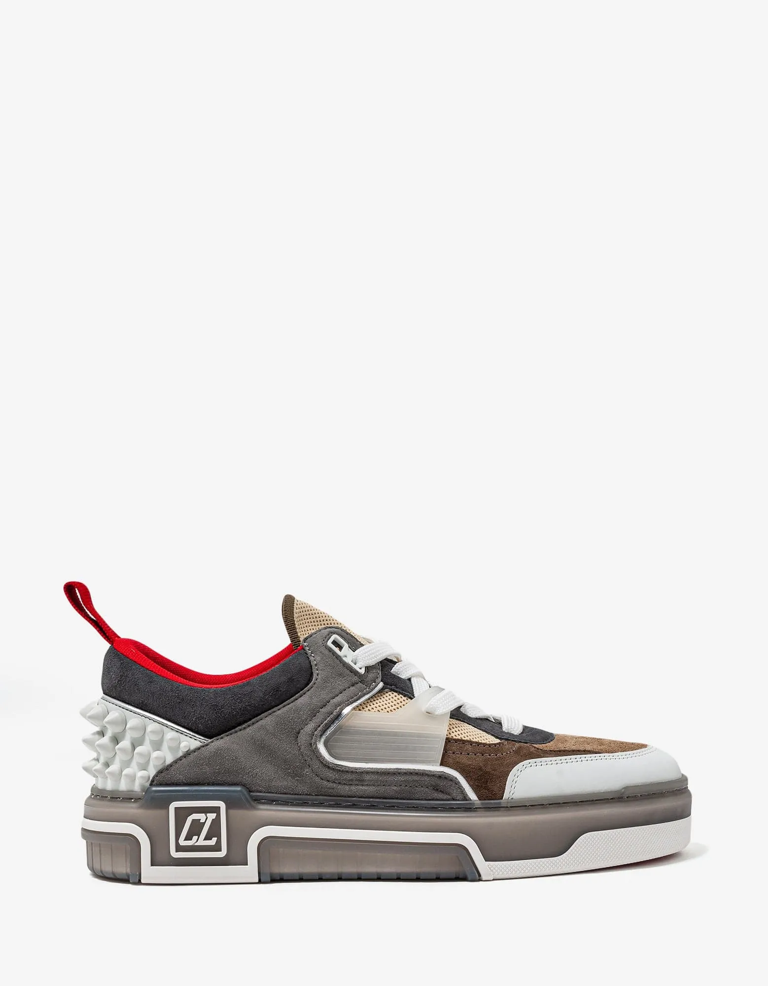 Christian Louboutin Astroloubi Grey & Brown Trainers