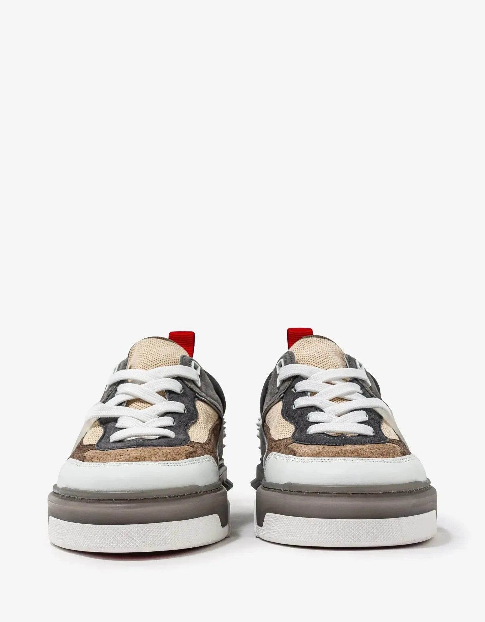 Christian Louboutin Astroloubi Grey & Brown Trainers