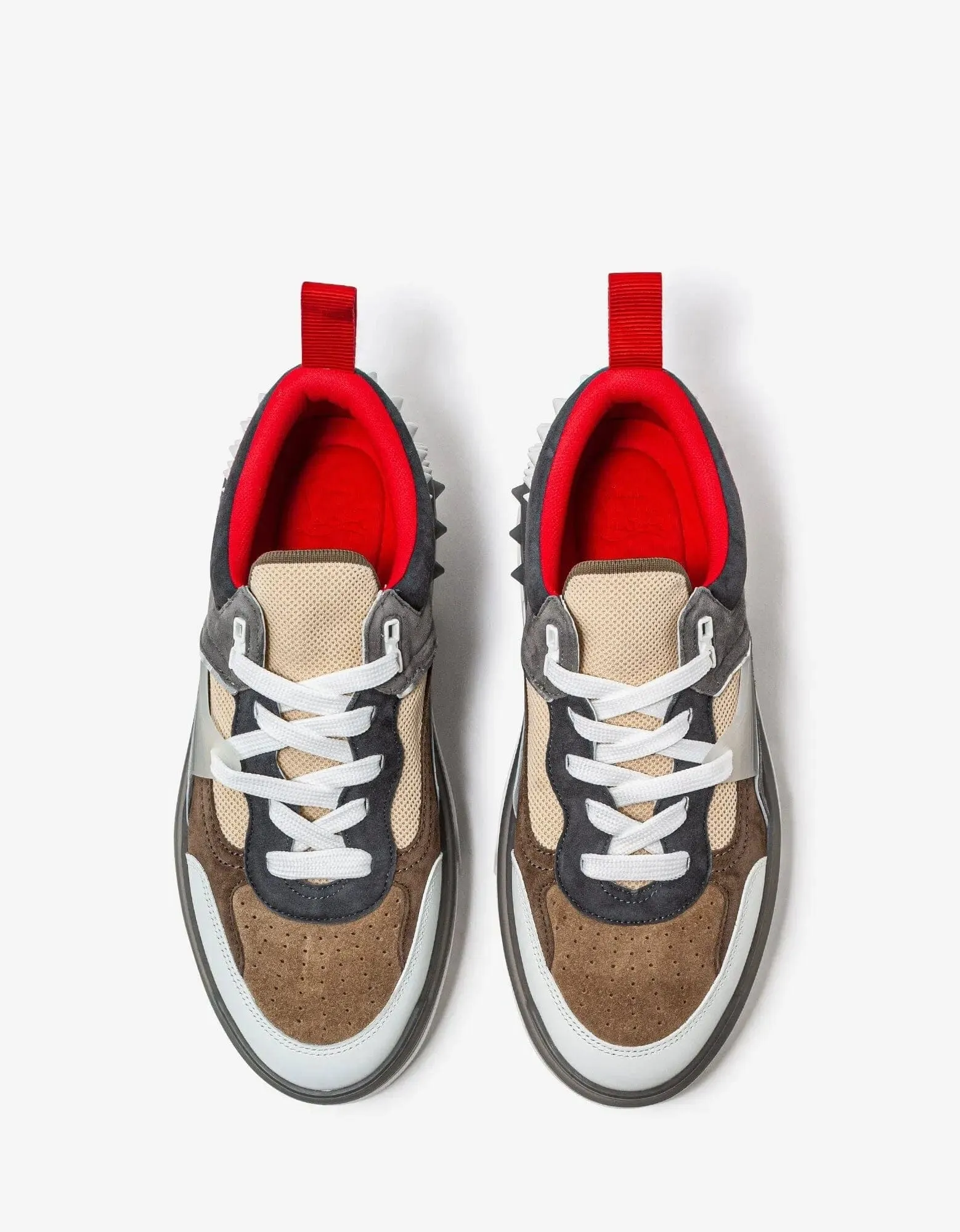 Christian Louboutin Astroloubi Grey & Brown Trainers