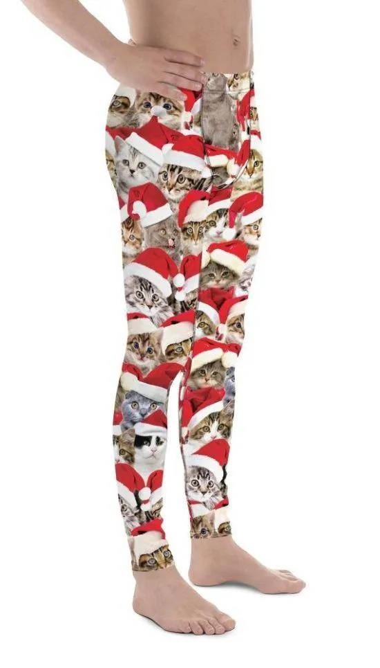 Christmas Cat Men's Leggings