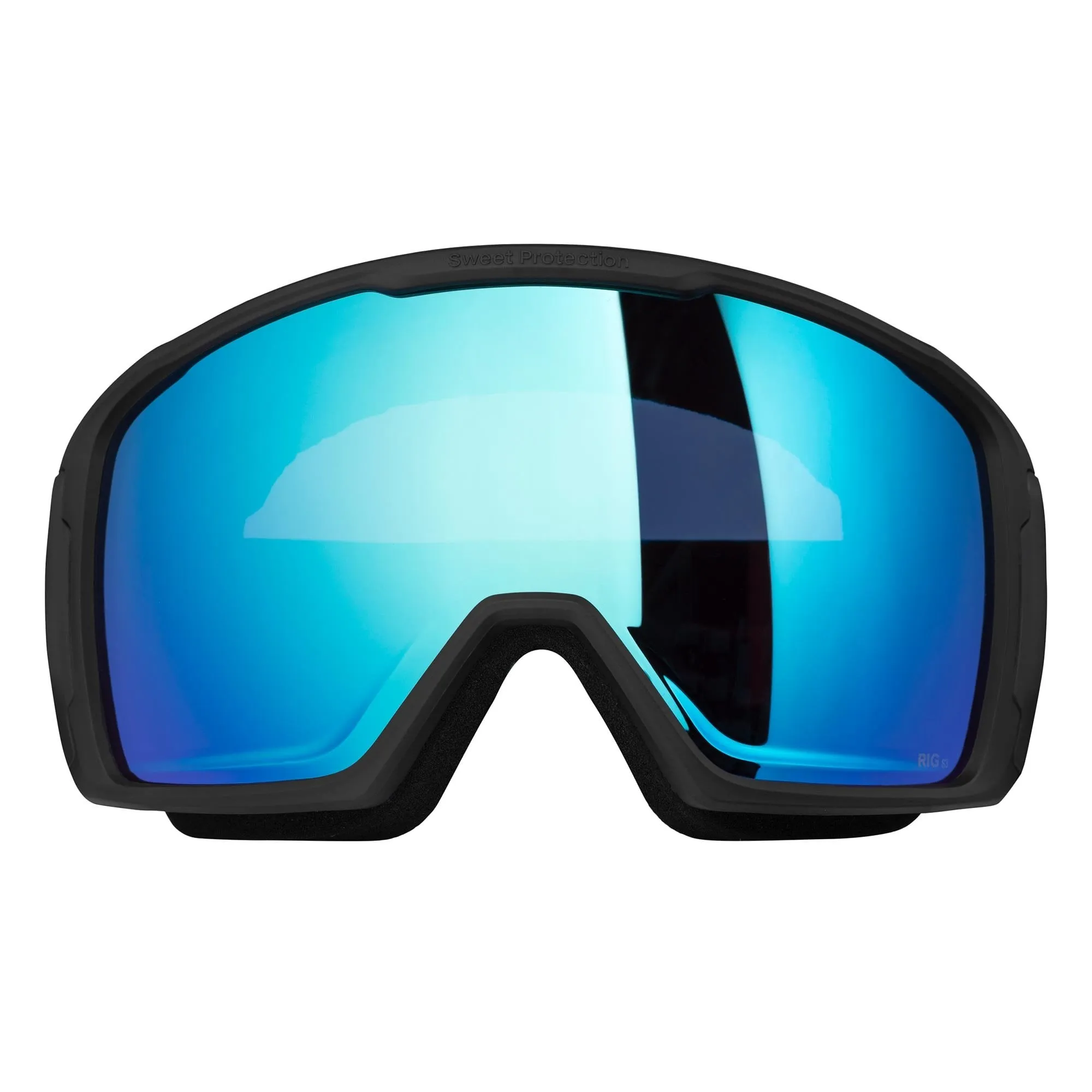 Clockwork RIG Reflect Goggles - Matte Crystal Black/RIG Aquamarine