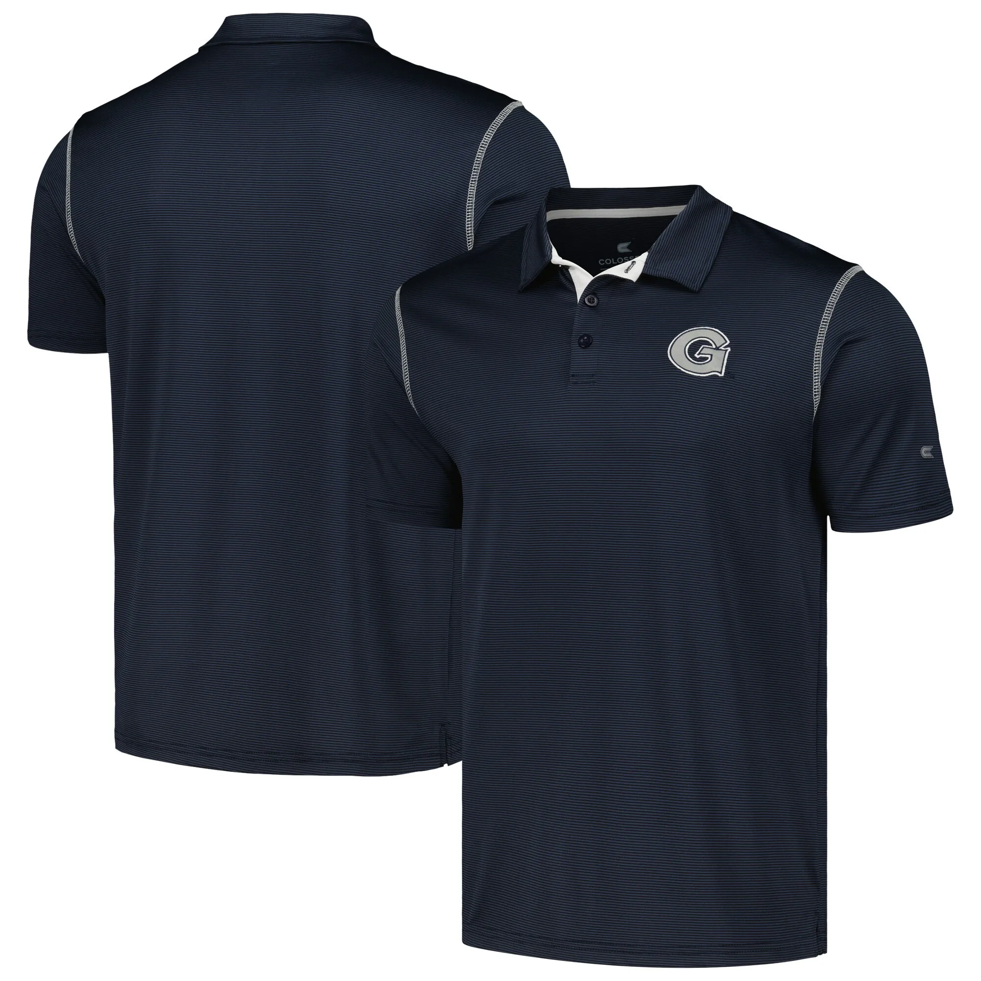 Colosseum  Georgetown Hoyas Navy Cameron Polo