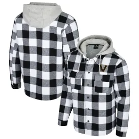 Colosseum Vanderbilt Commodores Black/White Buffalo Plaid Full-Zip Hoodie Jacket